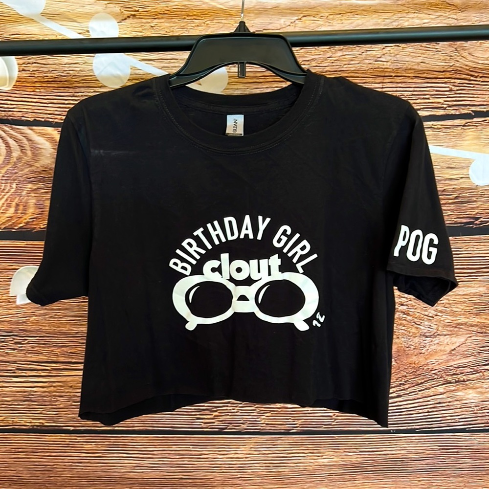 Gildan Black Boxy Cropped GeorgeNotFound Dream SMP Tee